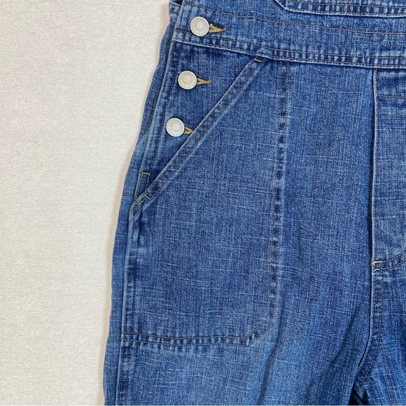 Old Navy Juniors Overalls The Best in Demin Classic Blue Jeans Size 16 Cotton - Picture 4 of 16